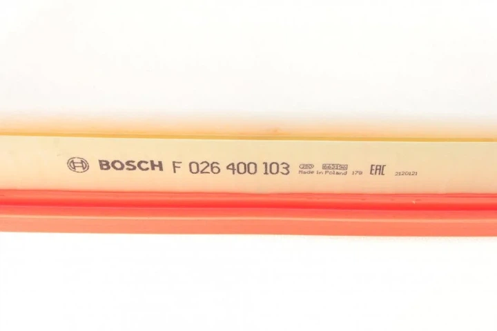 Повітряний фільтр BOSCH F 026400103 Opel Vivaro; Nissan Primastar; Renault Trafic 93856649, 93188943, 93160660 - зображення 5