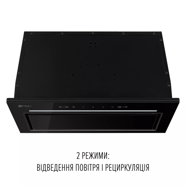 Вытяжка perfelli design filini 5nw nero silenzio - зображення 7