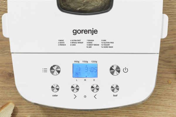 Хлебопечка Gorenje bm1350w (743970) - изображение 5