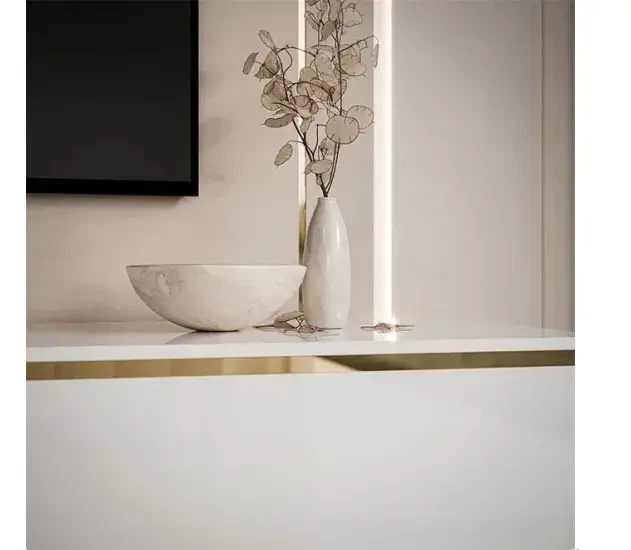 Тумба под телевизор Frisco Моника 1800х400х495 мм Глянец/Золото (42934-LUK2041) - изображение 5