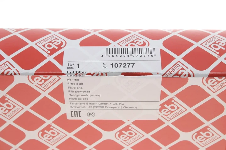 Повітряний фільтр FEBI 107277 Renault Kangoo, Scenic, Grand Scenic, Megane 165462862R, 165465647R, 165469029R - изображение 7