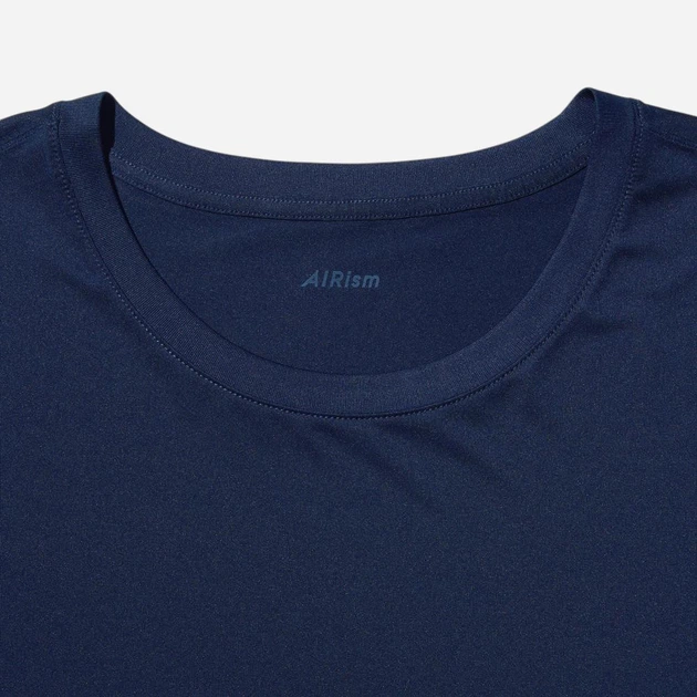 Футболка хлопковая мужская Uniqlo 985690784 2XL Синяя (1159863352) - изображение 4
