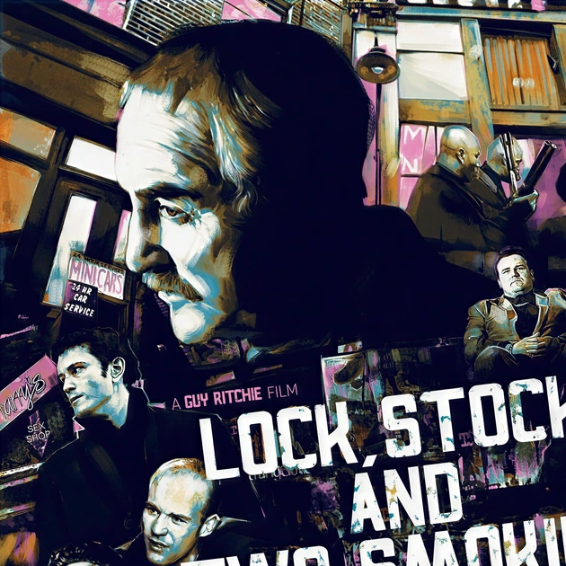 Интерьерная картина Карты, деньги, два ствола. Lock, stock and two smoking barrels (1998), 90×60 см (id3026) - изображение 3
