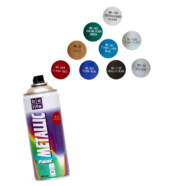 Фарба Belife Metallic Paint срібний спалах (1580) - изображение 8