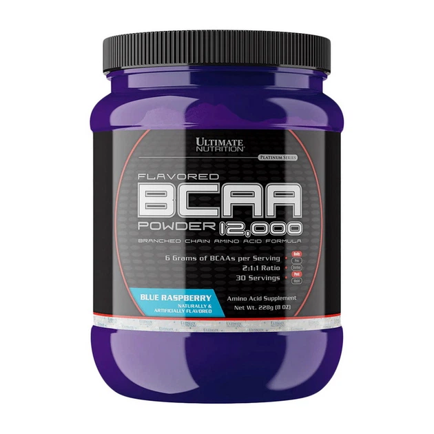 Амінокислота Ultimate Nutrition BCAA 12,000 (228 г, blue raspberry) - зображення 2