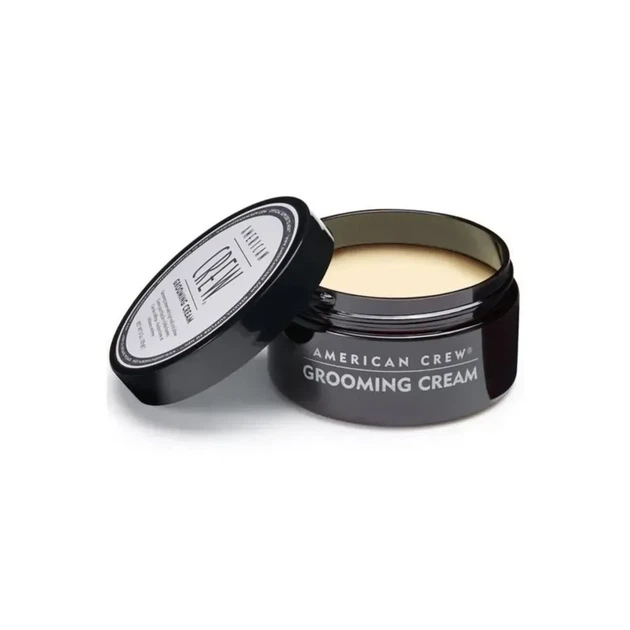 Крем для укладки волос American Crew Classic Grooming Cream 85 г сильная фиксация, высокий блеск и контроль мужской прически - изображение 6