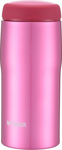 Термокружка TIGER 360 мл Нержавеющая сталь Pink (MJA-B036) - Фото 3 Термокружка TIGER 360 мл Нержавеющая сталь Pink (MJA-B036) - изображение 3