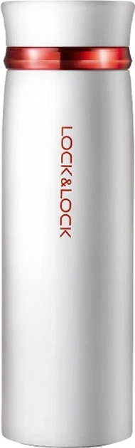 Термокухоль LOCK&LOCK Fite 450 мл White/red (LHC4131WR) - Фото 10 Термокухоль LOCK&LOCK Fite 450 мл White/red (LHC4131WR) - зображення 10
