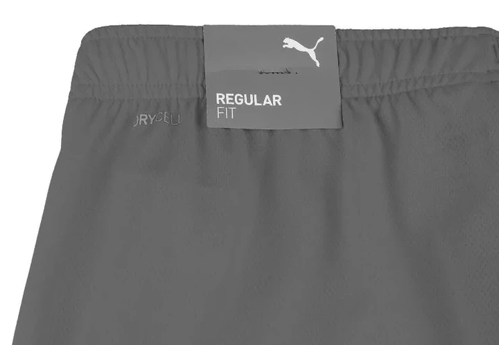 Шорты Puma 100 процентов полиэстер L серые мужские для футбола - изображение 4