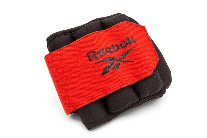 Обременители запястья Reebok железный песок 1.5 кг черный красный - изображение 4