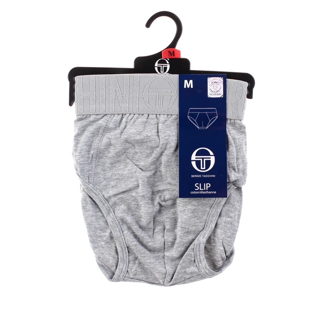 Труси Sergio Tacchini 100% бавовна S сірі чоловічі - Фото 1 Труси Sergio Tacchini 100% бавовна S сірі чоловічі - зображення 1
