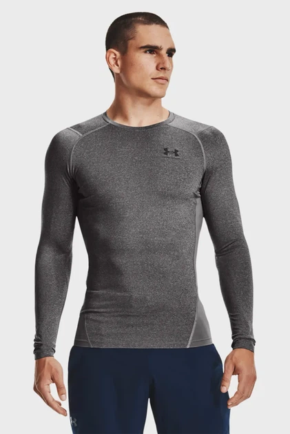 Лонгслив Under Armour полиэстер 84% эластан 16% Мужской SM серый - Фото 1 Лонгслив Under Armour полиэстер 84% эластан 16% Мужской SM серый - изображение 1