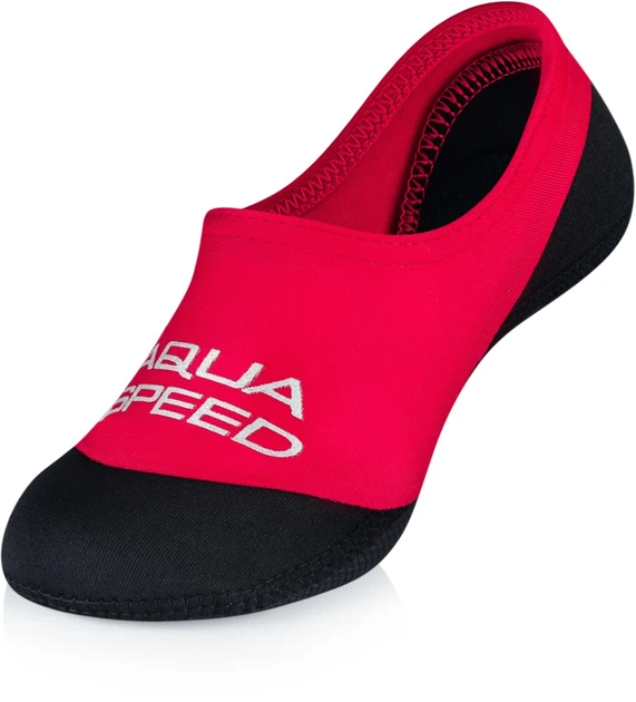 Шкарпетки Aqua Speed неопрен 30-31 червоний чорний для плавання - Фото 1 Шкарпетки Aqua Speed неопрен 30-31 червоний чорний для плавання - зображення 1