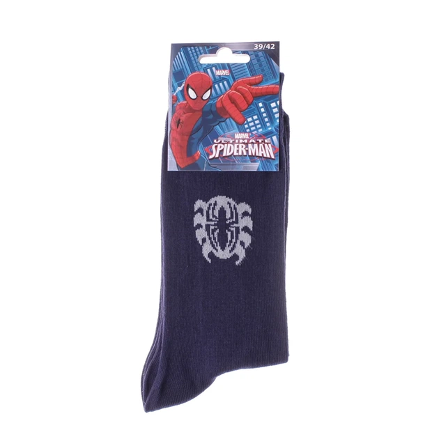 Шкарпетки SPIDER MAN хлопок 39-42 синий - Фото 1 Шкарпетки SPIDER MAN хлопок 39-42 синий - изображение 1