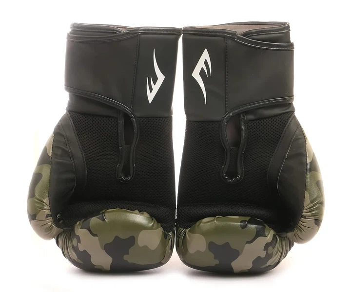 Боксерские перчатки Everlast синтетическая кожа 16 унций черный коричневый - Фото 5 Боксерские перчатки Everlast синтетическая кожа 16 унций черный коричневый - изображение 5