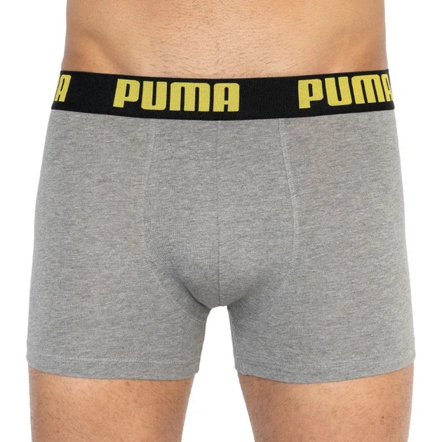 Труси-боксери Puma бавовна XL жовтий сірий 2 пари - зображення 4