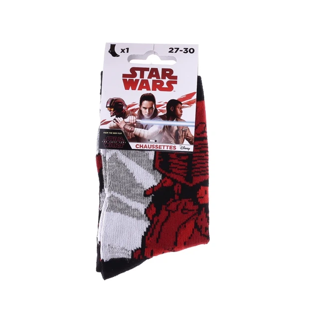 Носки STAR WARS 68% полиэстер 31-34 красные - Фото 1 Носки STAR WARS 68% полиэстер 31-34 красные - изображение 1