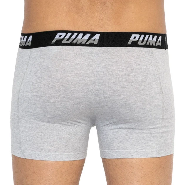 Труси-боксери Puma 95% бавовна S сірий білий чорний 2 пари - Фото 5 Труси-боксери Puma 95% бавовна S сірий білий чорний 2 пари - зображення 5