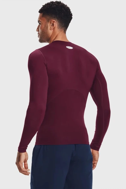 Лонгслив Under Armour 84% Полиэстер 16% Эластан XL Бордовый - Фото 3 Лонгслив Under Armour 84% Полиэстер 16% Эластан XL Бордовый - изображение 3