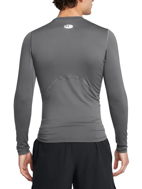 Лонгслів Under Armour поліестер MD сірий чоловічий - Фото 4 Лонгслів Under Armour поліестер MD сірий чоловічий - зображення 4