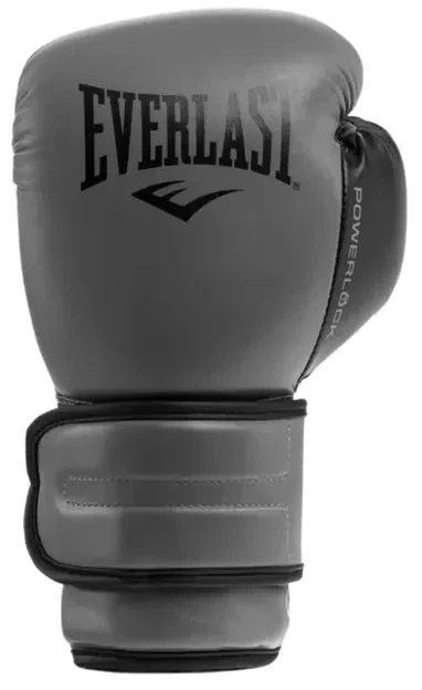 Боксерские перчатки Everlast 100% полиуретан 10 унций серые черные - Фото 5 Боксерские перчатки Everlast 100% полиуретан 10 унций серые черные - изображение 5