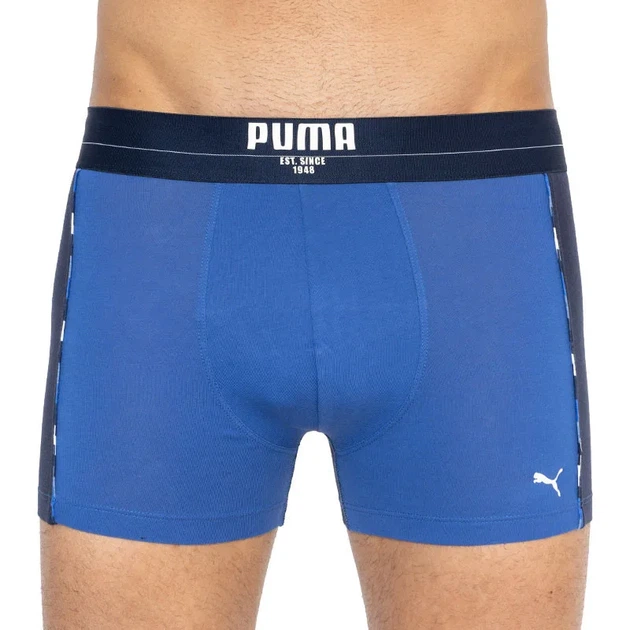 Труси-боксери Puma бавовна L синій сірий 2 пари - зображення 4