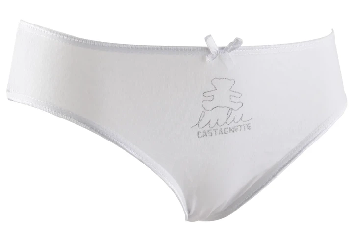 Труси Lula Castagnette 95% бавовна 4/5 бірюзовий рожевий білий X3 - Фото 4 Труси Lula Castagnette 95% бавовна 4/5 бірюзовий рожевий білий X3 - зображення 4