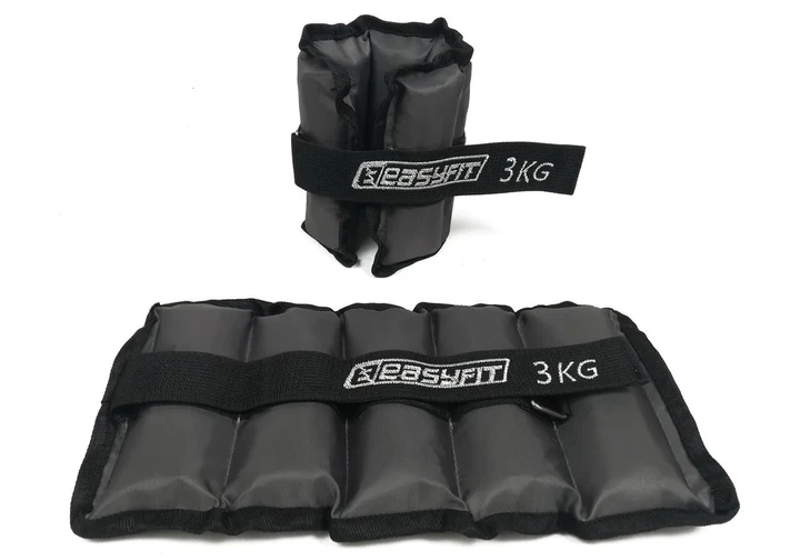 Утяжелители ProDobro Metal 3 кг сталь черные 33х17,5 см - изображение 3