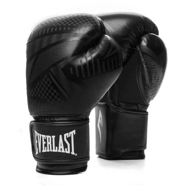 Боксерські рукавиці Everlast поліуретан 10 унцій чорні унісекс - Фото 2 Боксерські рукавиці Everlast поліуретан 10 унцій чорні унісекс - зображення 2