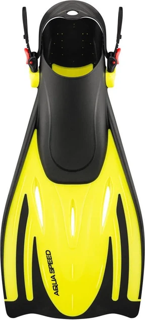 Ласти Aqua Speed гумові 27-31 чорні жовті дитячі - зображення 2