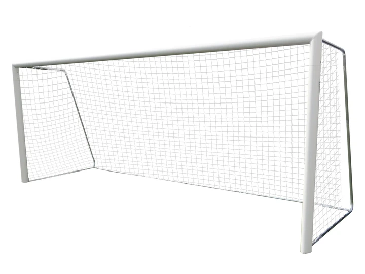 Алюминиевые футбольные ворота RomiSport 5х2 м Белый - изображение 2