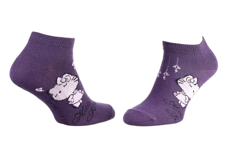 Шкарпетки HELLO KITTY 63% хлопок 35-41 фиолетовый - изображение 2