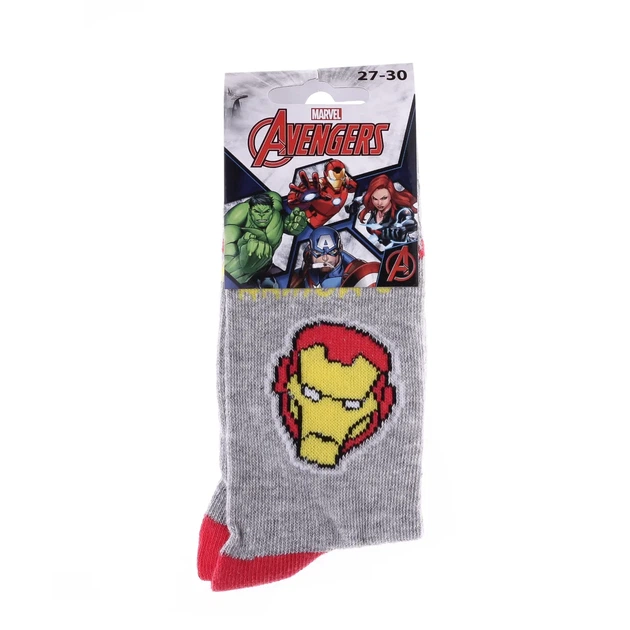 Шкарпетки MARVEL 65% хлопок 31-34 светло-серый - Фото 1 Шкарпетки MARVEL 65% хлопок 31-34 светло-серый - изображение 1
