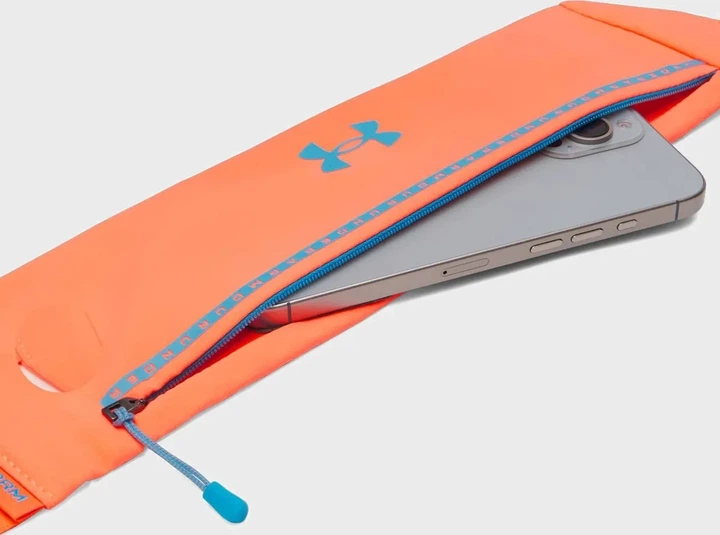 Сумка на пояс Under Armour полиэстер 33,3х8,9 см оранжевый - изображение 4