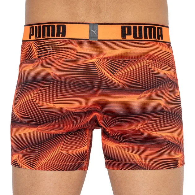 Трусы-боксеры Puma полиэстер эластан S синий оранжевый 2 пары - Фото 3 Трусы-боксеры Puma полиэстер эластан S синий оранжевый 2 пары - изображение 3