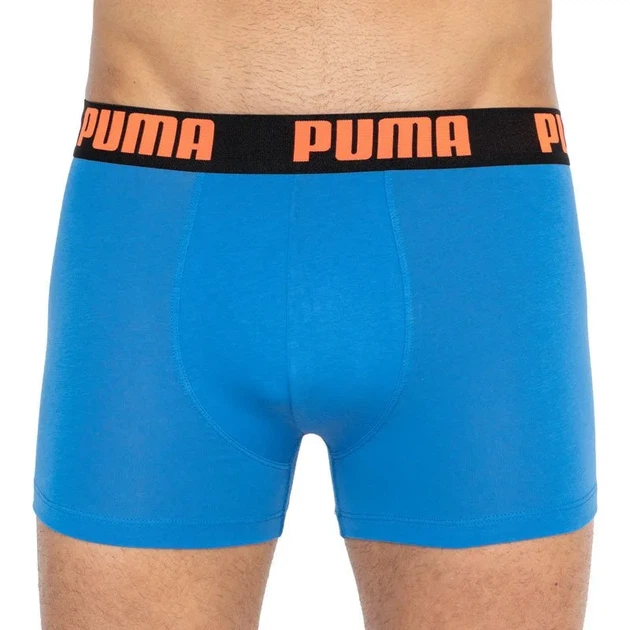 Трусы-боксеры Puma 95% хлопок L черный синий - Фото 2 Трусы-боксеры Puma 95% хлопок L черный синий - изображение 2