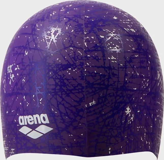 Шапка для плавания Arena силикон One Size фиолетовая - изображение 2