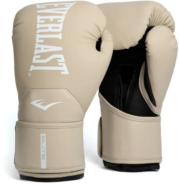 Боксерские перчатки Everlast 10 унций бежевый нитрил-бутадиен-каучук полиуретан полиэстер - изображение 3