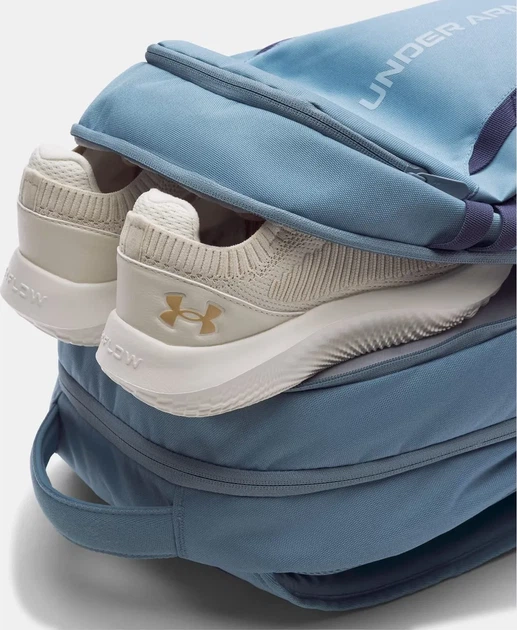Рюкзак Under Armour 100% полиэстер 51х32х17 см синий 29L - Фото 4 Рюкзак Under Armour 100% полиэстер 51х32х17 см синий 29L - изображение 4