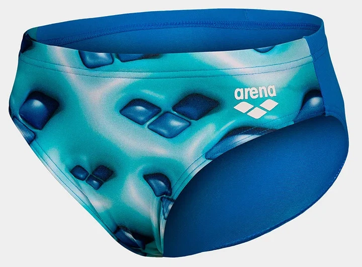 Плавки Arena 100% полиэстер 152 см белый зеленый бирюзовый - изображение 2