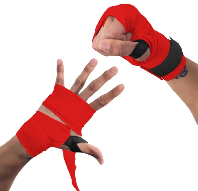 Бинти Everlast нейлон 120 см красные - Фото 6 Бинти Everlast нейлон 120 см красные - изображение 6