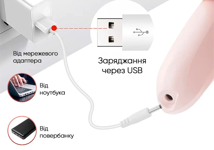 Электрическая пемза ProDobro ABS 90 г Розовая - изображение 3