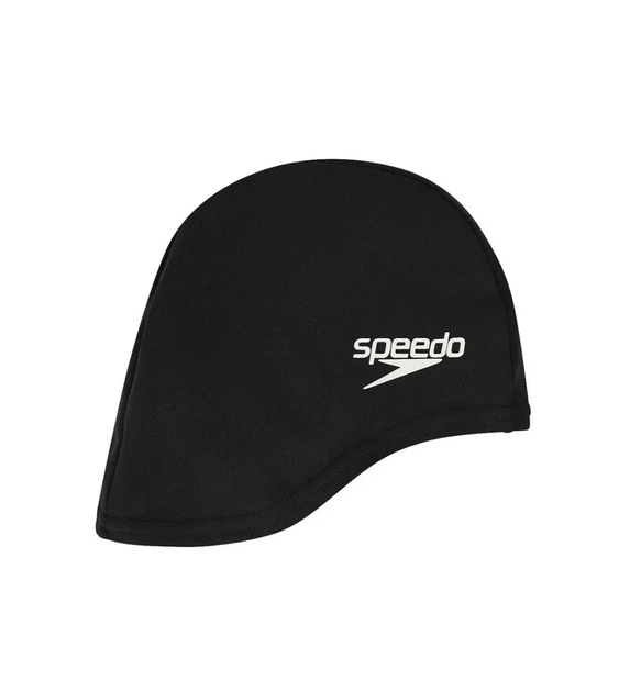 Шапка для плавания Speedo 100 процент полиэстер OSFM черная - Фото 1 Шапка для плавания Speedo 100 процент полиэстер OSFM черная - изображение 1