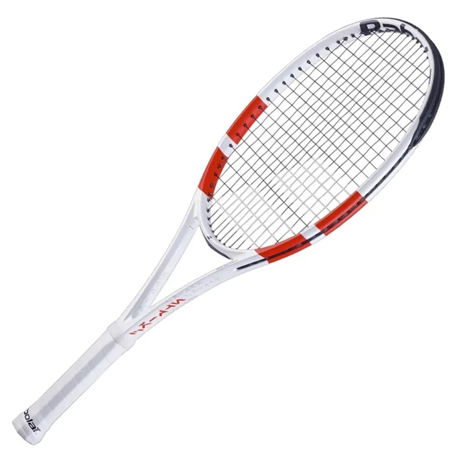 Ракетка Babolat графітова 26 дюймів біла помаранчева - Фото 2 Ракетка Babolat графітова 26 дюймів біла помаранчева - зображення 2