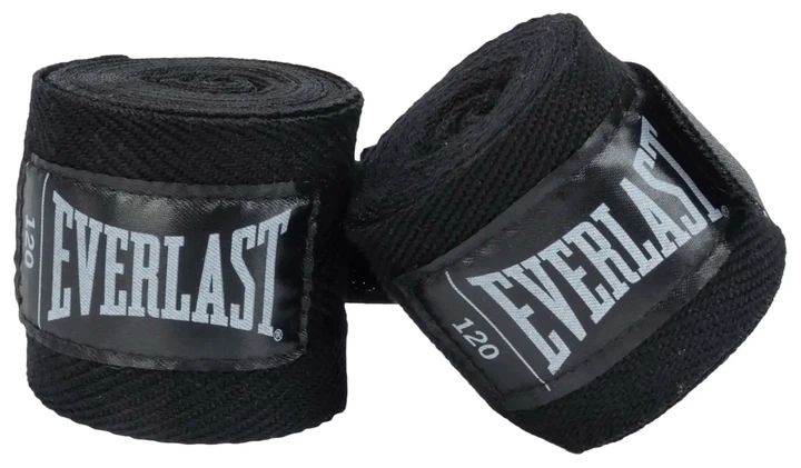 Бинти Everlast нейлоновые 3048 см черные унисекс - Фото 1 Бинти Everlast нейлоновые 3048 см черные унисекс - изображение 1