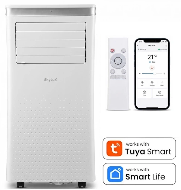 Кондиціонер мобільний до 30 м.кв. - SkyLux SKE-M30H / WI-FI - изображение 3