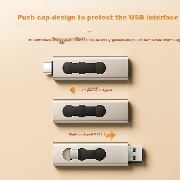 Флеш-накопитель HP 64 ГБ USB 3.2 Type-C с двойным интерфейсом, новая версия с улучшенной скоростью до 200 МБ/с, совместим с телефонами и компьютерами, флешка большой емкости для офиса и учебы. - изображение 9