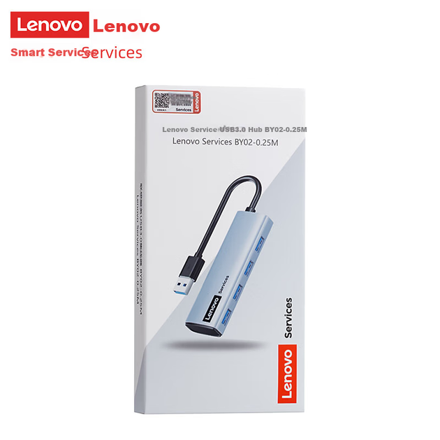 Адаптер Lenovo USB Hub 3.0 с несколькими портами, удлинительный USB-кабель, док-станция расширения для ноутбука, конвертер USB-док-станции BY02-3.0 (1M) из металла. - изображение 6
