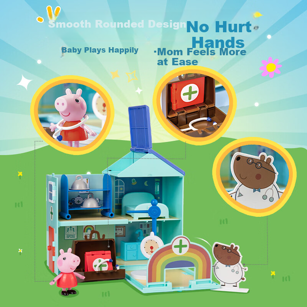 Домик-больница Сяочжупэйци игровой для кукол для 3-6 лет, подарочный - изображение 7
