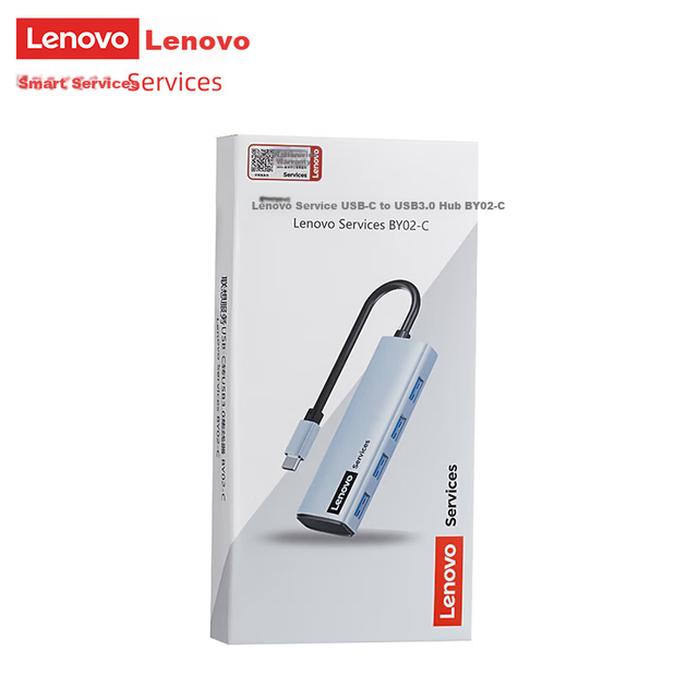 USB-концентратор Lenovo Type-C, многопортовый USB-концентратор, док-станция-адаптер, удлинительный USB-кабель, преобразователь для расширения возможностей ноутбука BY02C-3.0 (металлический) - изображение 7